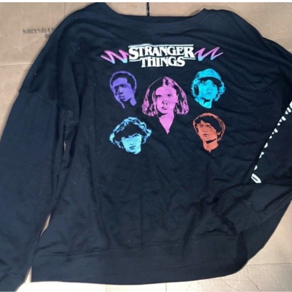 Stranger things Black Sweater Women’s 1x